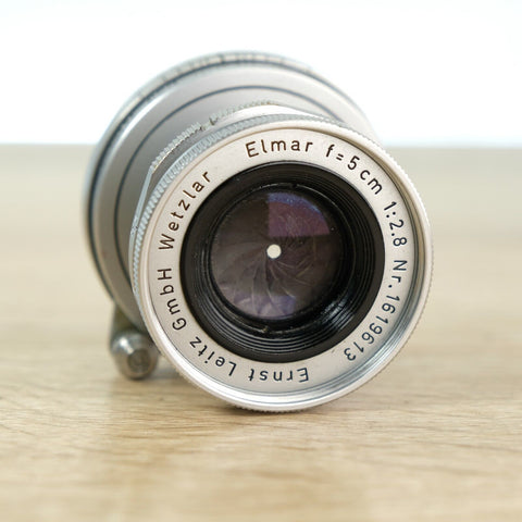Leica Leitz Wetzlar Elmar 50mm 5cm f/2.8 LTM/L39 Screw Mount Lens,  Collapsible